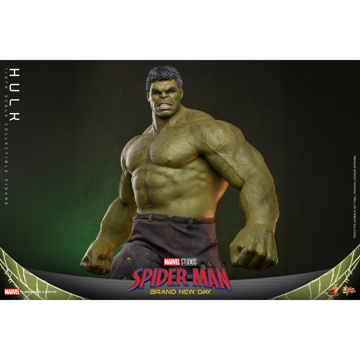 Hot Toys - 1/6 Scale " Hulk " MMS905 - Marvel's Spider-Man: Brand New Day