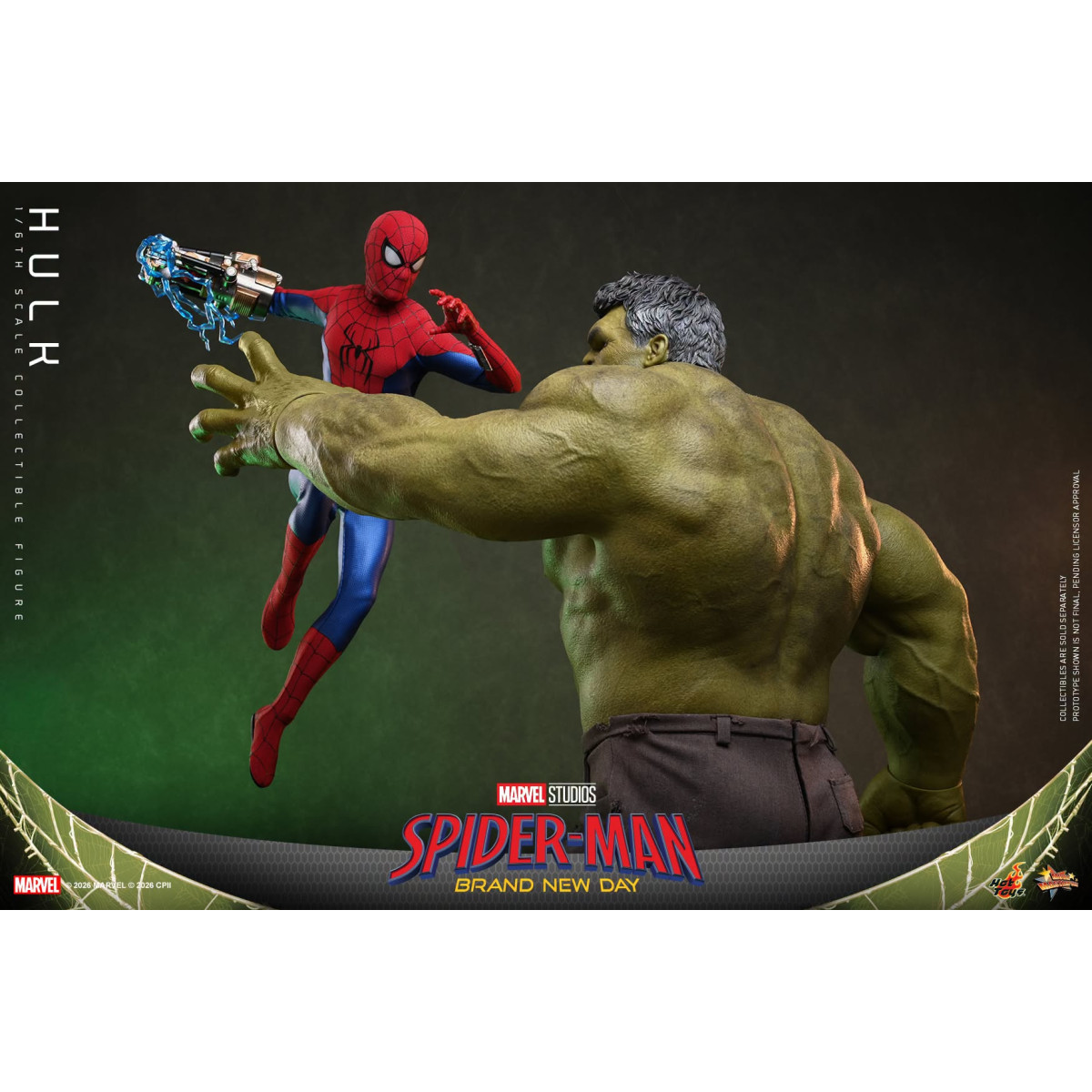 Hot Toys - 1/6 Scale " Hulk " MMS905 - Marvel's Spider-Man: Brand New Day
