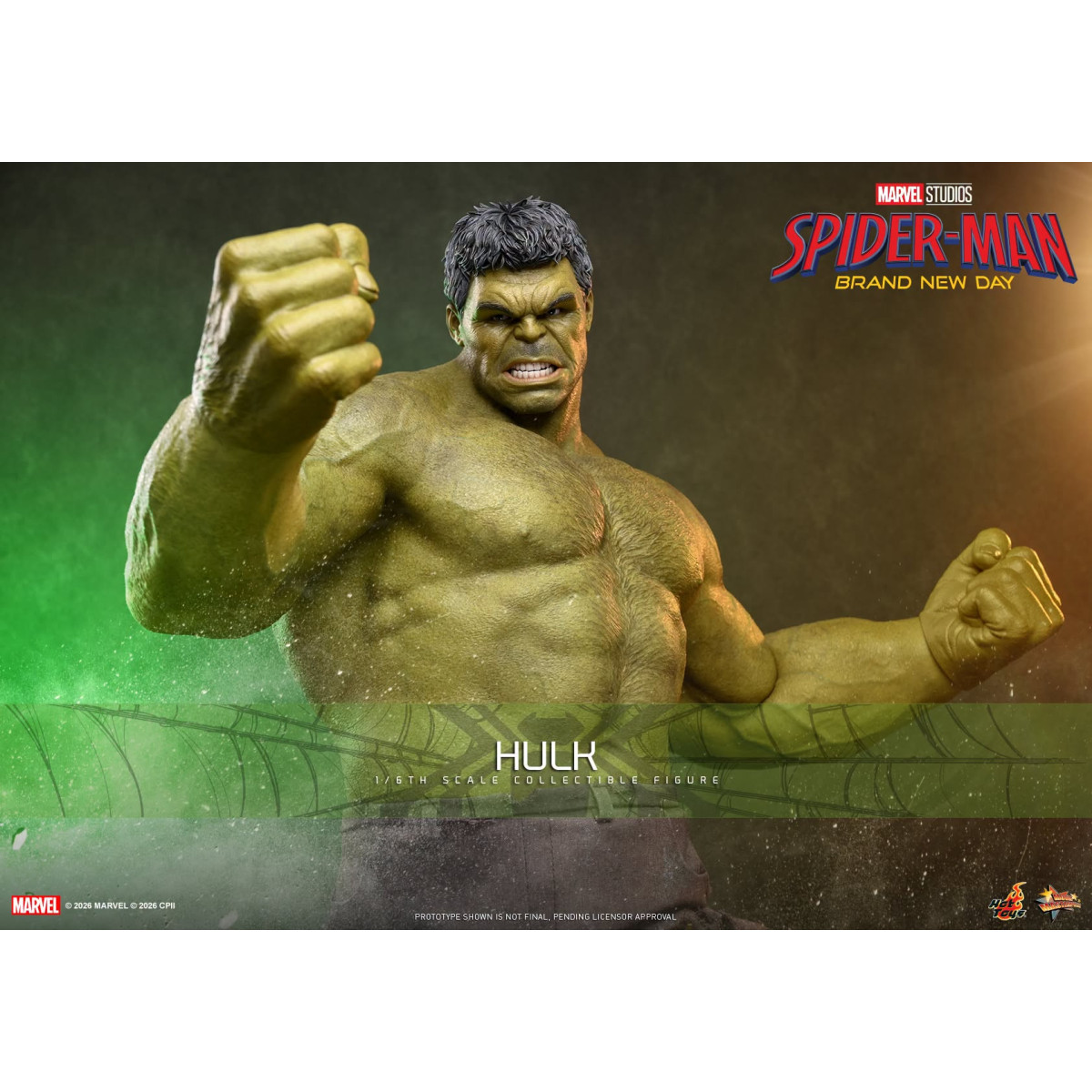 Hot Toys - 1/6 Scale " Hulk " MMS905 - Marvel's Spider-Man: Brand New Day