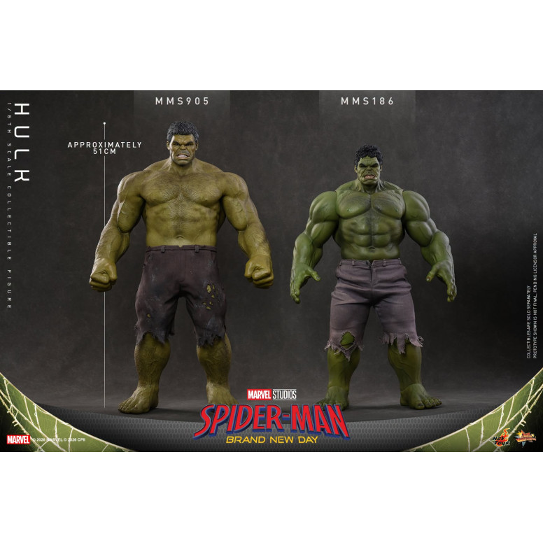 Hot Toys - 1/6 Scale " Hulk " MMS905 - Marvel's Spider-Man: Brand New Day