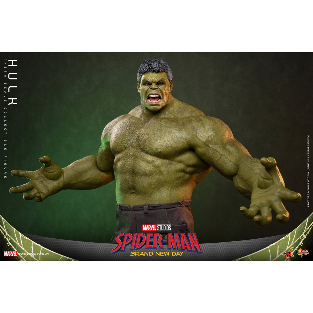 Hot Toys - 1/6 Scale " Hulk " MMS905 - Marvel's Spider-Man: Brand New Day