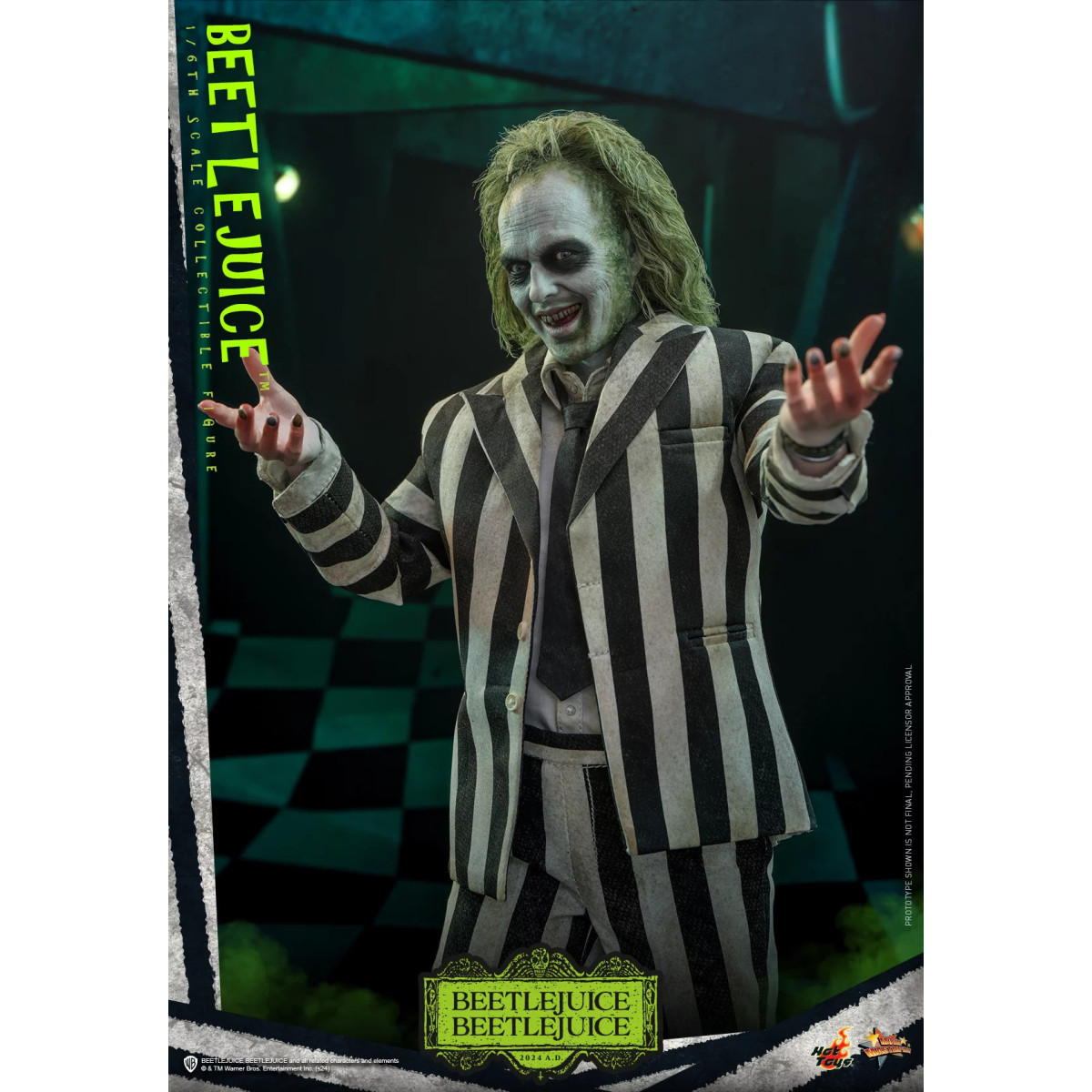 Hot Toys - Beetlejuice MMS 1/6 - Beetlejuice Beetlejuice Figurine