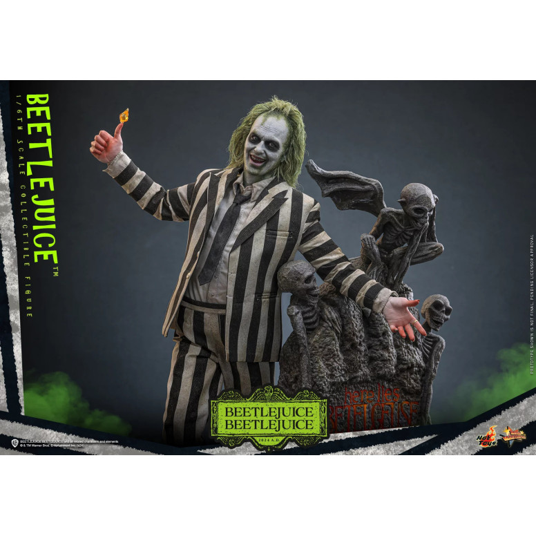 Hot Toys - Beetlejuice MMS 1/6 - Beetlejuice Beetlejuice Figurine