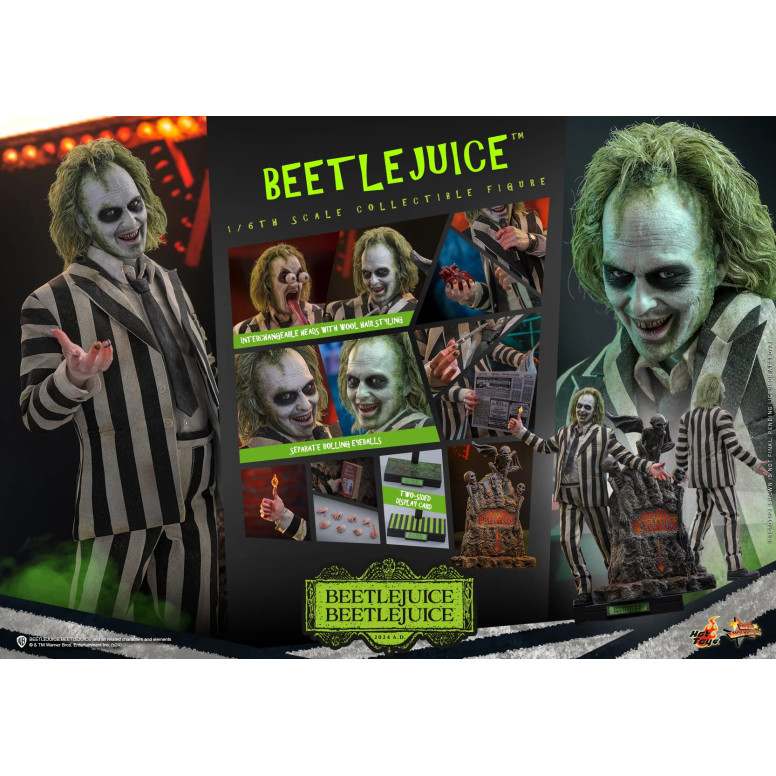 Hot Toys - Beetlejuice MMS 1/6 - Beetlejuice Beetlejuice Figurine