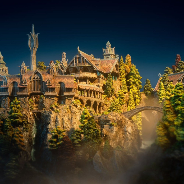Weta - Rivendell Limited Edition Environment - The Lord of the Rings - LOTR Rivendell