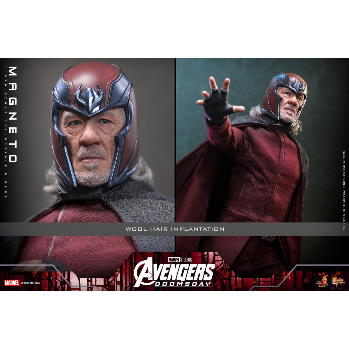 Hot Toys - Magneto MMS, 1/6 Scale - Avengers: Doomsday