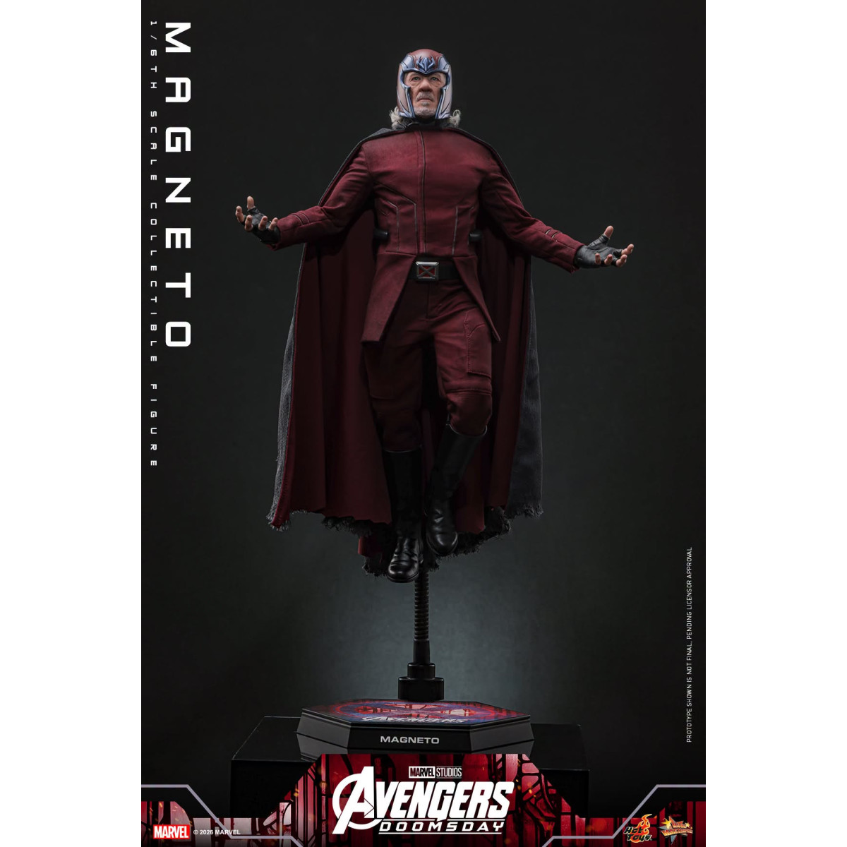 Hot Toys - Magneto MMS, 1/6 Scale - Avengers: Doomsday