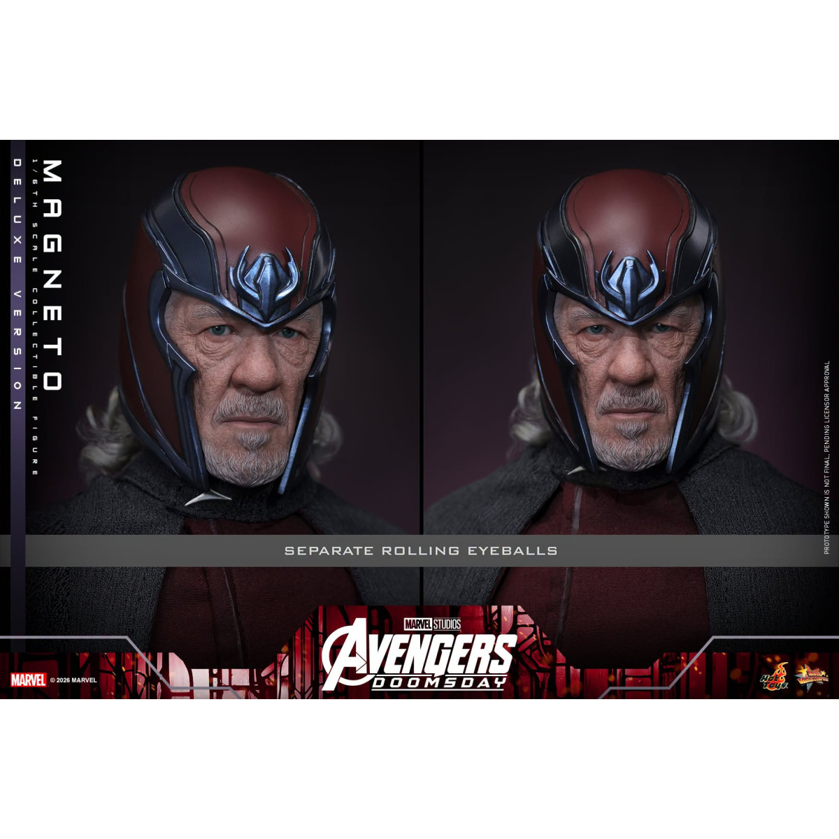 Hot Toys - Magneto Deluxe version MMS , 1/6 scale - Avengers: Doomsday