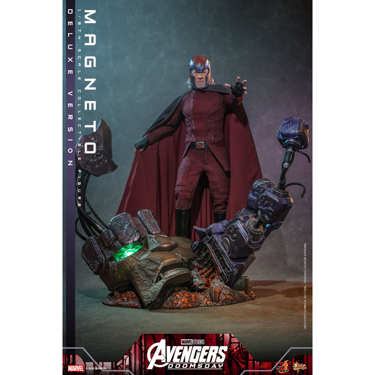 Hot Toys - Magneto Deluxe version MMS , 1/6 scale - Avengers: Doomsday