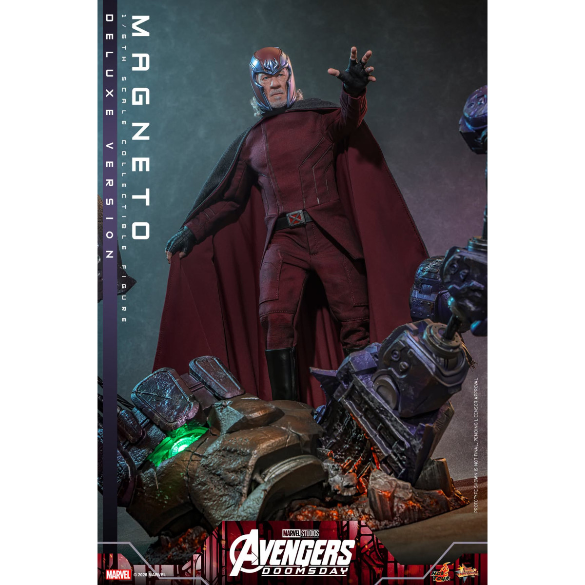 Hot Toys - Magneto Deluxe version MMS , 1/6 scale - Avengers: Doomsday