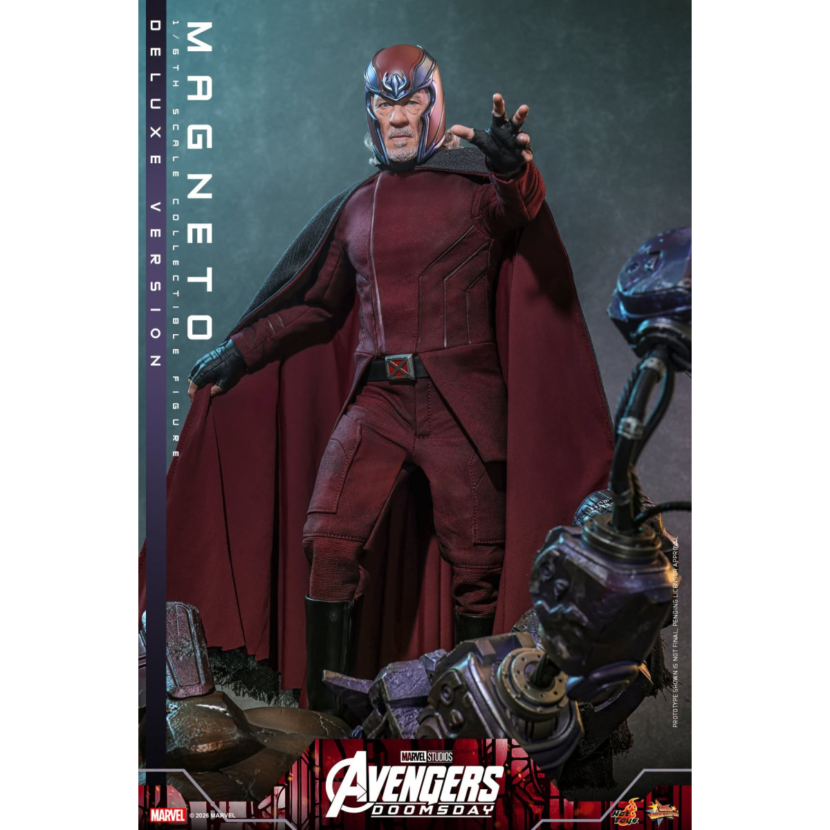 Hot Toys - Magneto Deluxe version MMS , 1/6 scale - Avengers: Doomsday