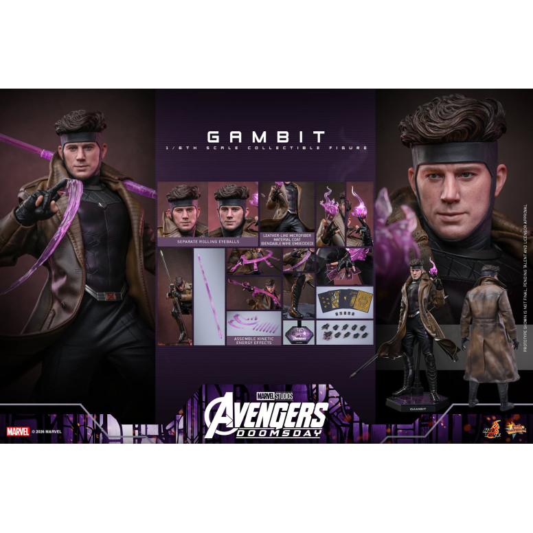 Hot Toys - Gambit MMS, 1/6 Scale - Avengers: Doomsday