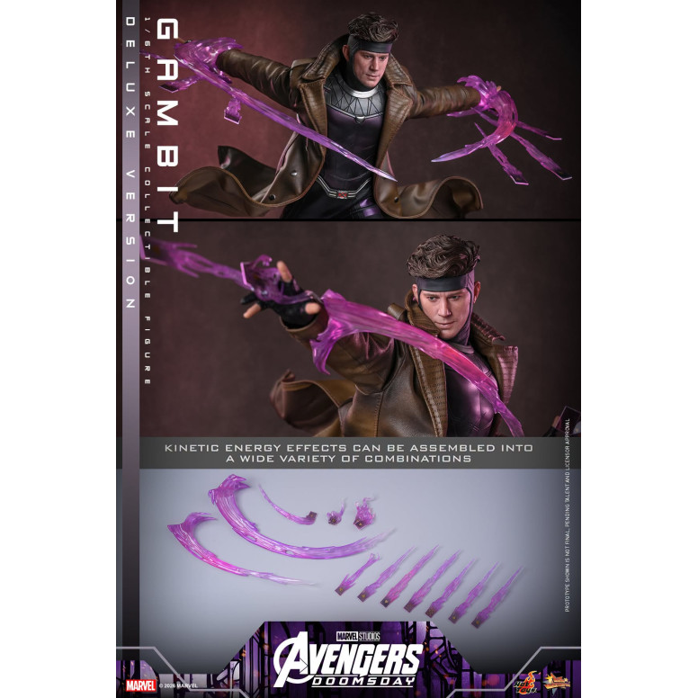 Hot Toys - Gambit Deluxe version MMS , 1/6 scale - Avengers: Doomsday