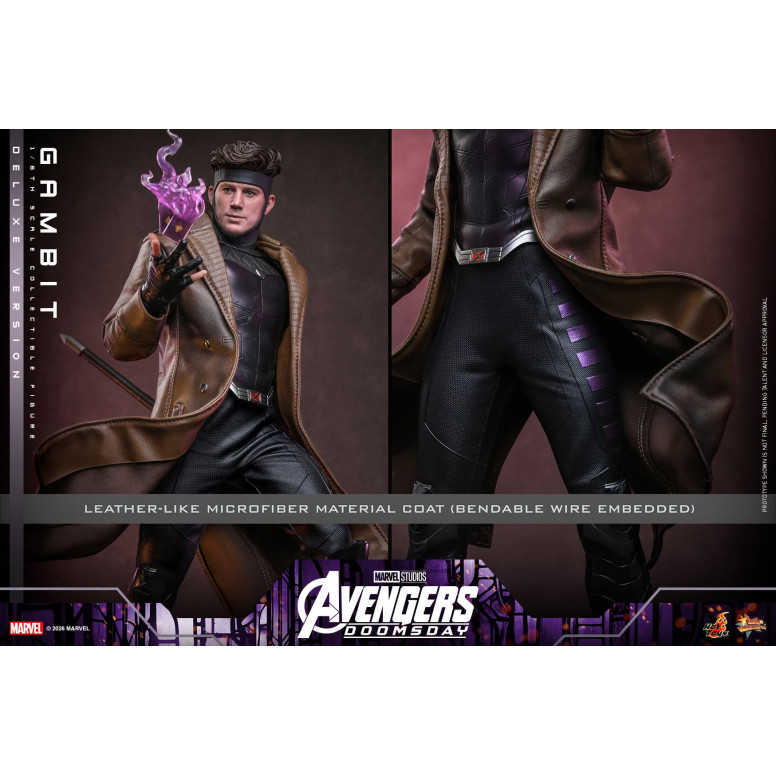 Hot Toys - Gambit Deluxe version MMS , 1/6 scale - Avengers: Doomsday