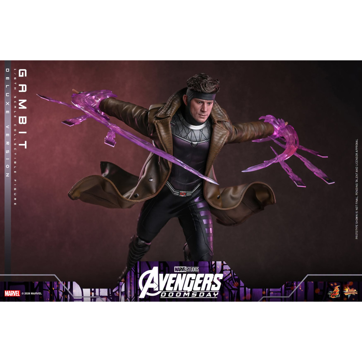 Hot Toys - Gambit Deluxe version MMS , 1/6 scale - Avengers: Doomsday