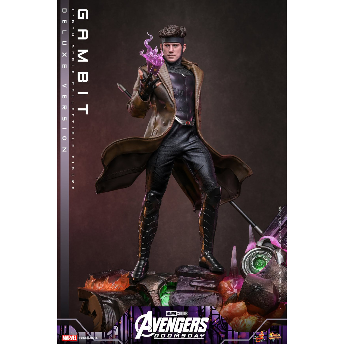 Hot Toys - Gambit Deluxe version MMS , 1/6 scale - Avengers: Doomsday