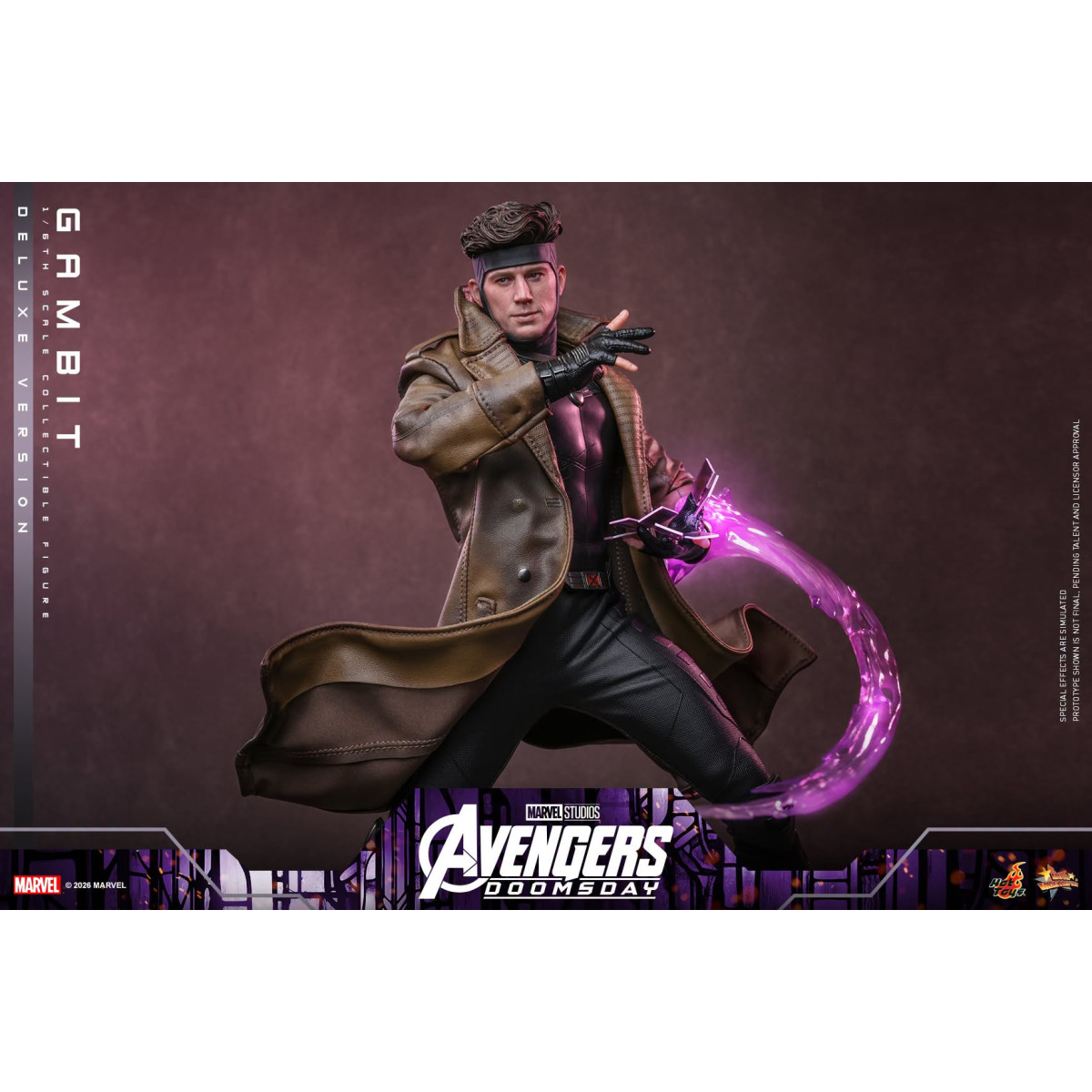 Hot Toys - Gambit Deluxe version MMS , 1/6 scale - Avengers: Doomsday