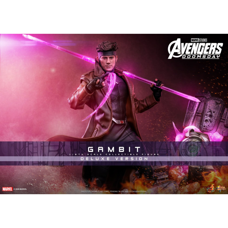 Hot Toys - Gambit Deluxe version MMS , 1/6 scale - Avengers: Doomsday