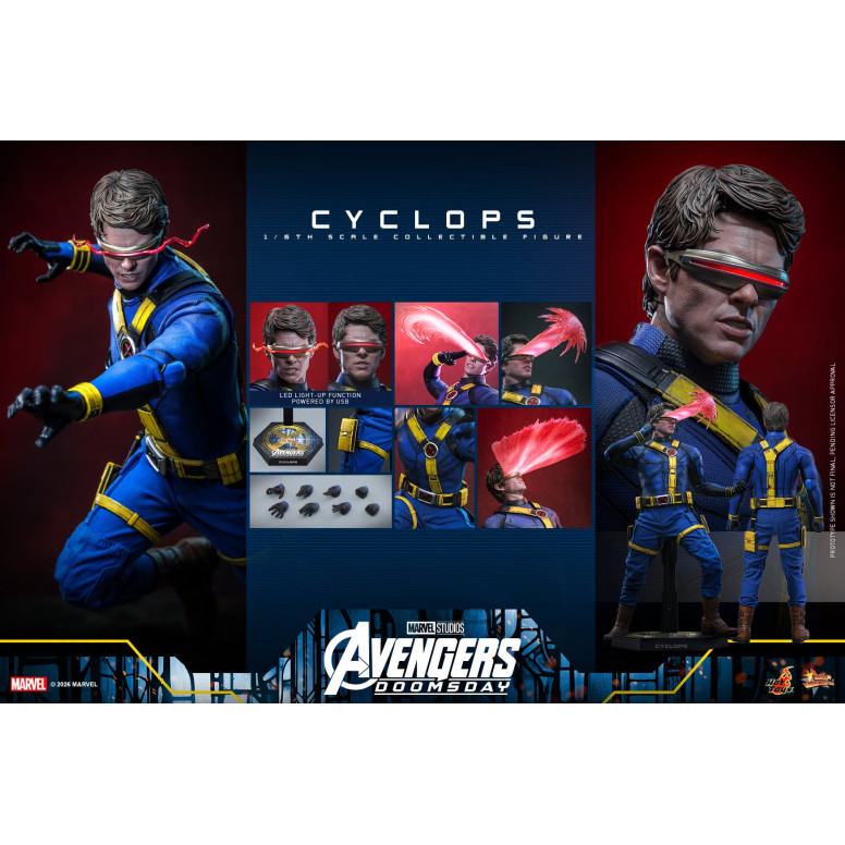 Hot Toys - 1/6-Scale Cyclops MMS — Avengers: Doomsday