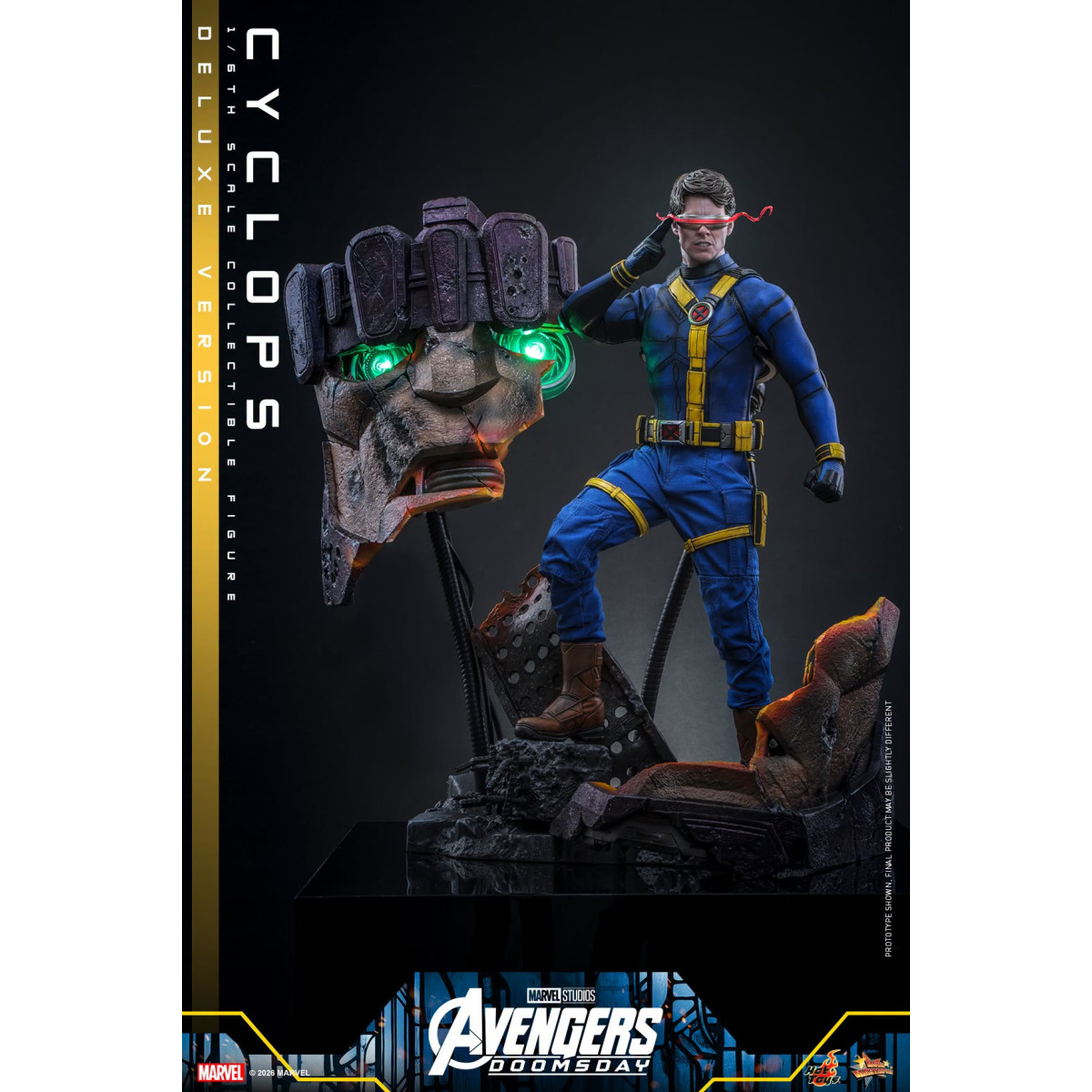 Hot Toys - Cyclops Deluxe Version MMS, 1/6 Scale - Avengers: Doomsday