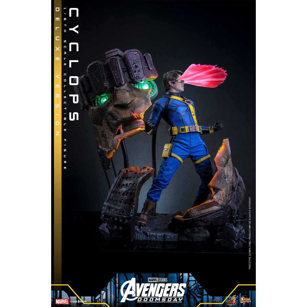 Hot Toys - Cyclops Deluxe Version MMS, 1/6 Scale - Avengers: Doomsday