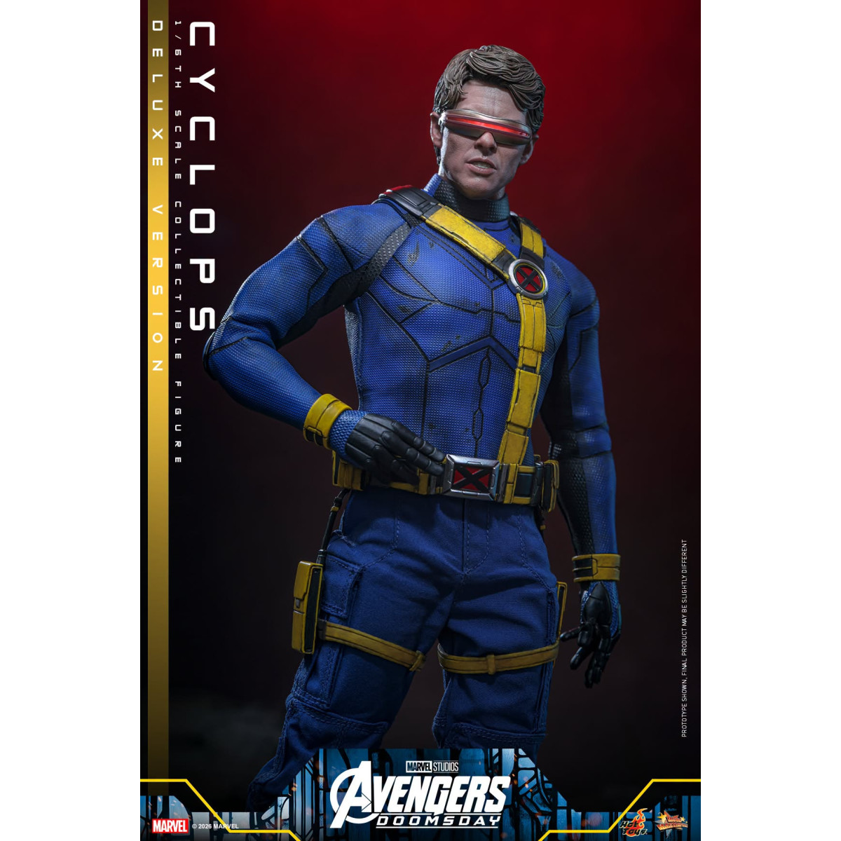 Hot Toys - Cyclops Deluxe Version MMS, 1/6 Scale - Avengers: Doomsday