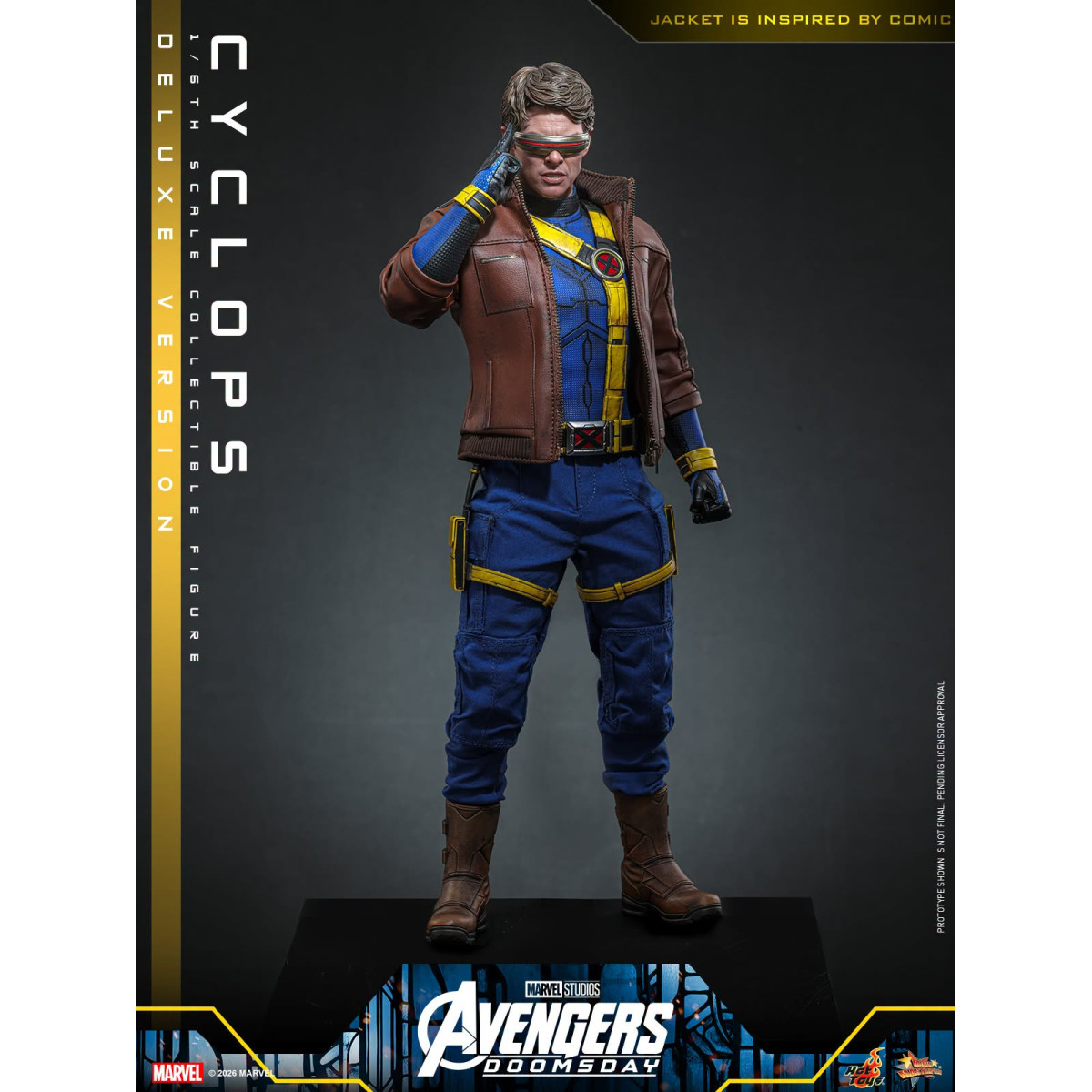 Hot Toys - Cyclops Deluxe Version MMS, 1/6 Scale - Avengers: Doomsday