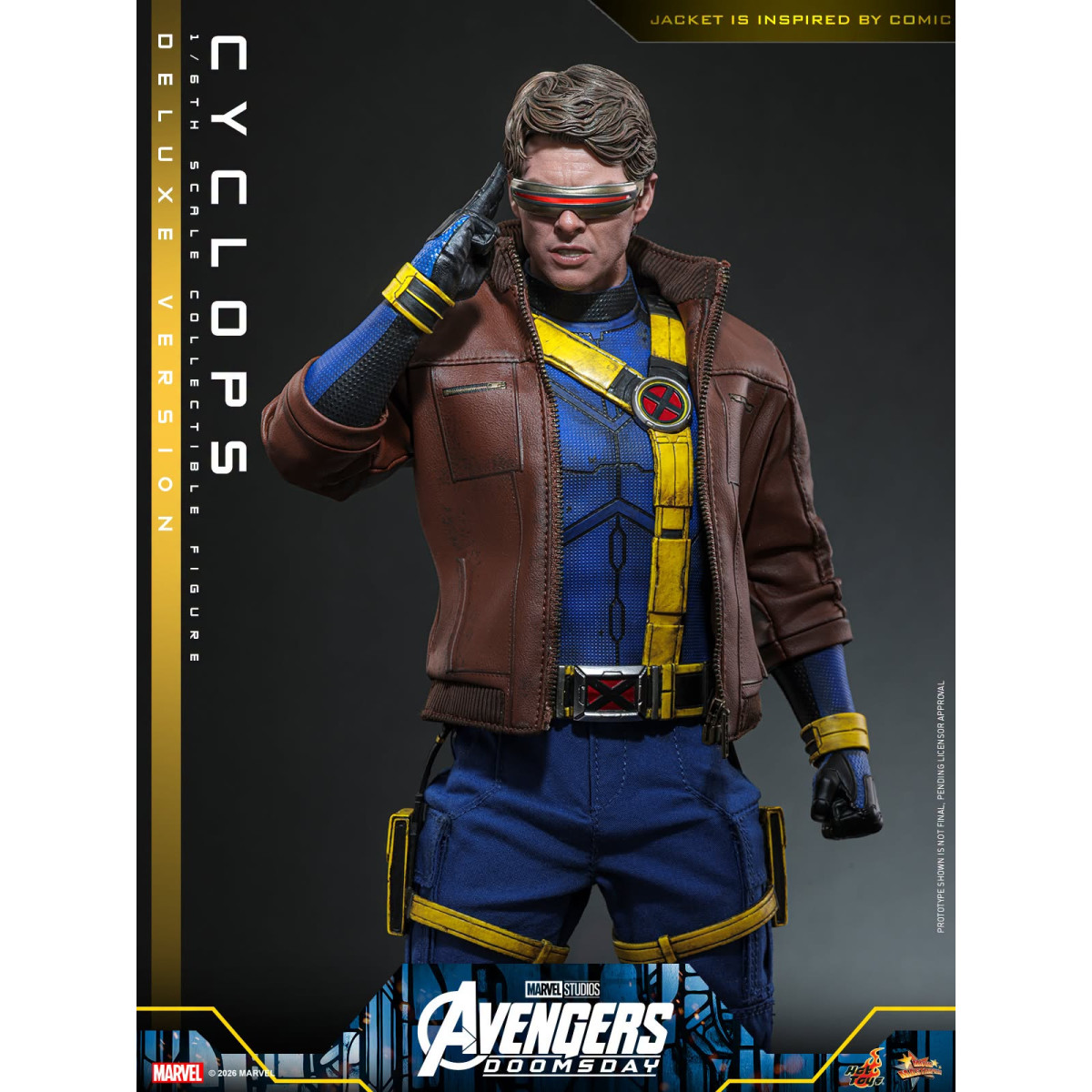 Hot Toys - Cyclops Deluxe Version MMS, 1/6 Scale - Avengers: Doomsday