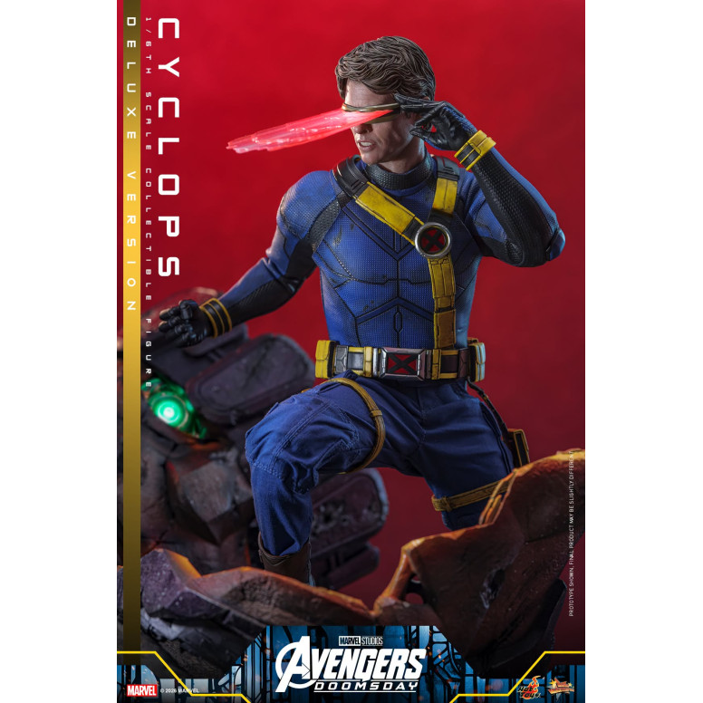 Hot Toys - Cyclops Deluxe Version MMS, 1/6 Scale - Avengers: Doomsday