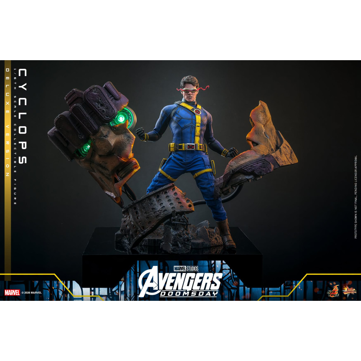 Hot Toys - Cyclops Deluxe Version MMS, 1/6 Scale - Avengers: Doomsday