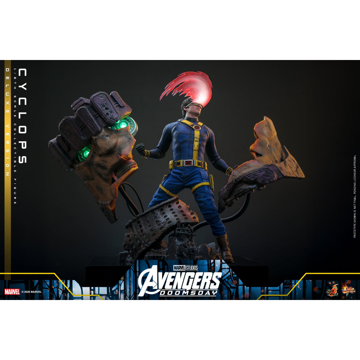 Hot Toys - Cyclops Deluxe Version MMS, 1/6 Scale - Avengers: Doomsday
