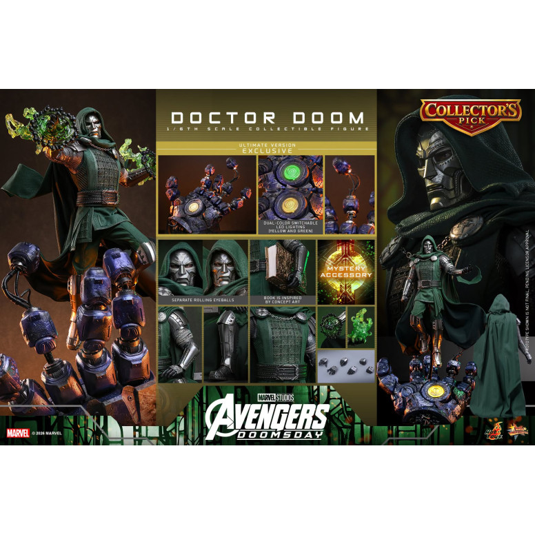 Hot Toys - Doctor Doom Ultimate Version MMS907 1/6 - Avengers: Doomsday