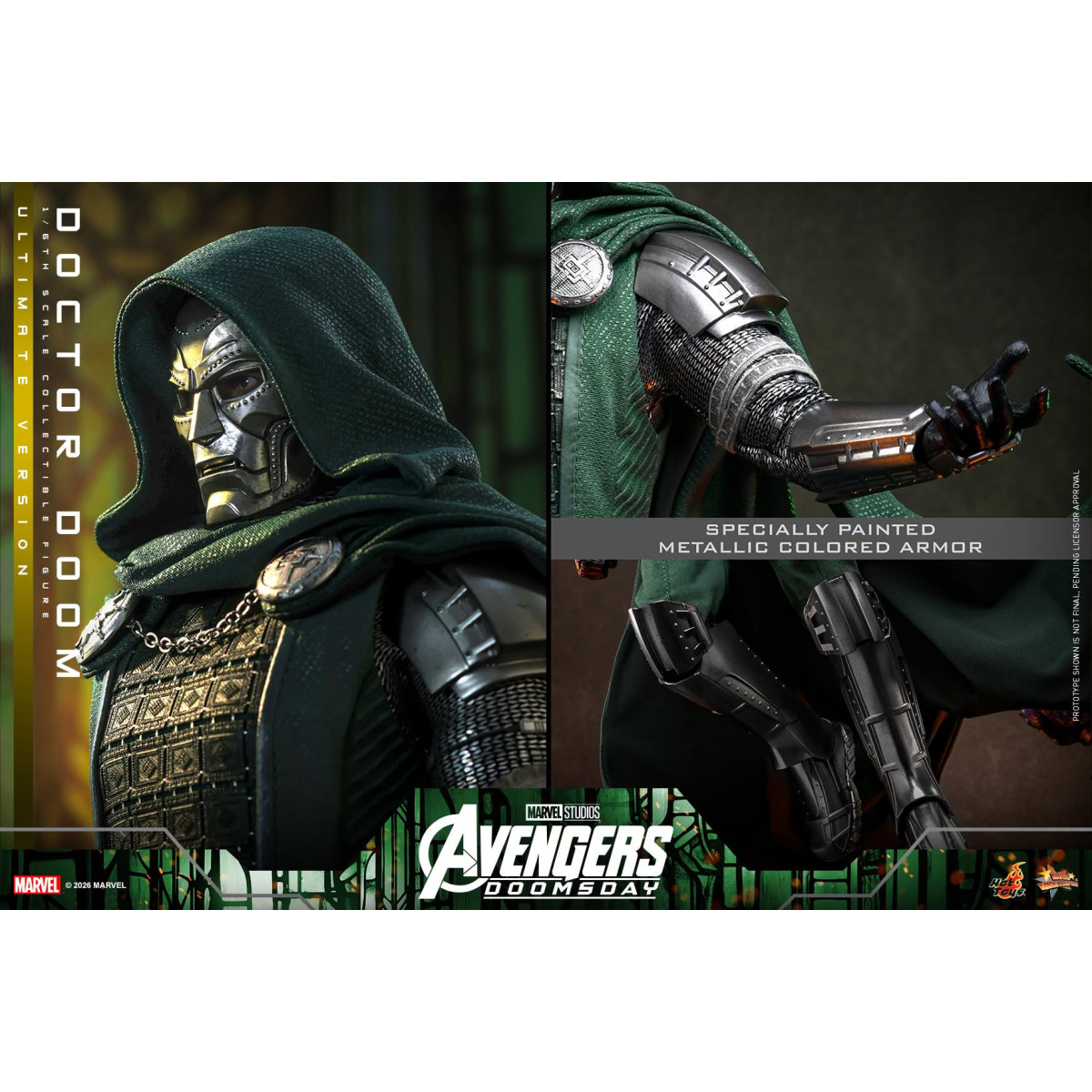 Hot Toys - Doctor Doom Ultimate Version MMS907 1/6 - Avengers: Doomsday