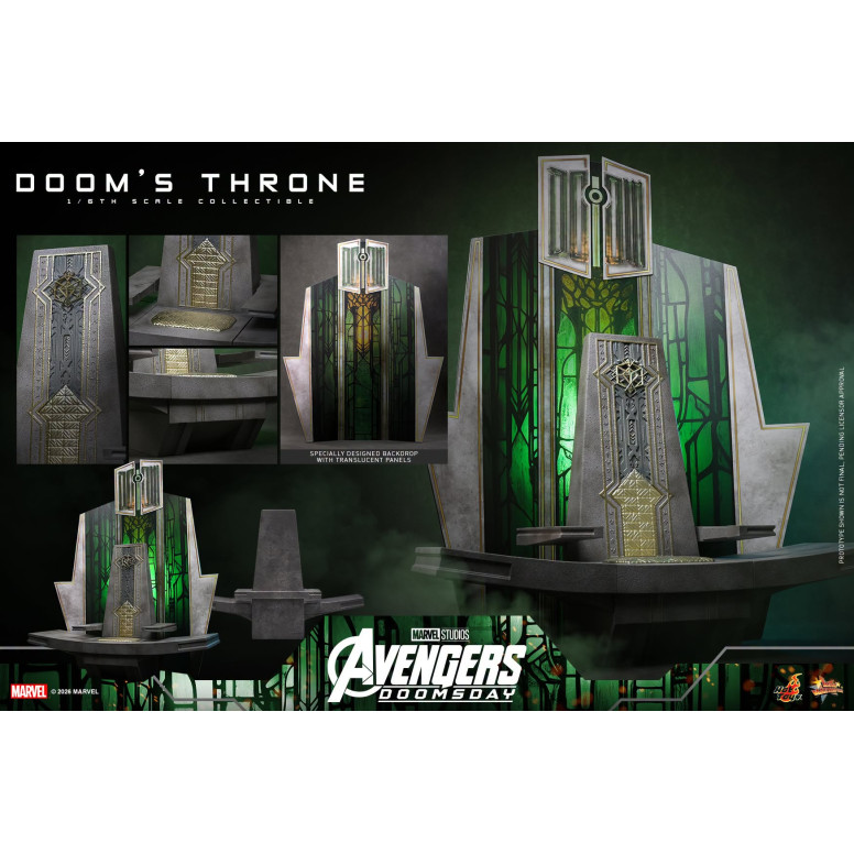 Hot Toys - Doom's Throne MMS, 1/6 Scale - Avengers: Doomsday