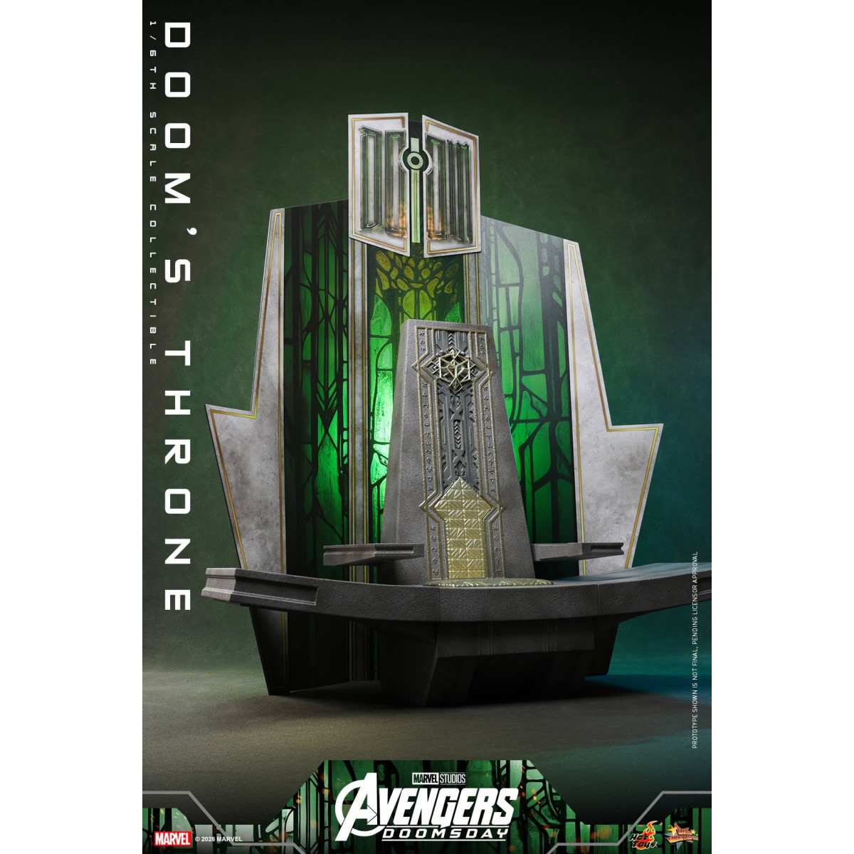 Hot Toys - Doom's Throne MMS, 1/6 Scale - Avengers: Doomsday