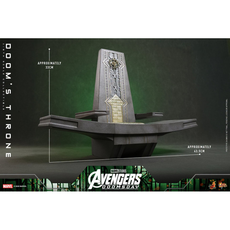 Hot Toys - Doom's Throne MMS, 1/6 Scale - Avengers: Doomsday