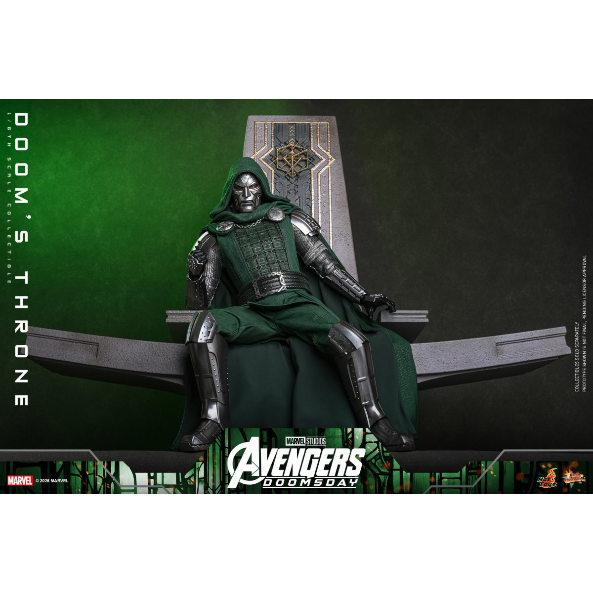 Hot Toys - Doom's Throne MMS, 1/6 Scale - Avengers: Doomsday