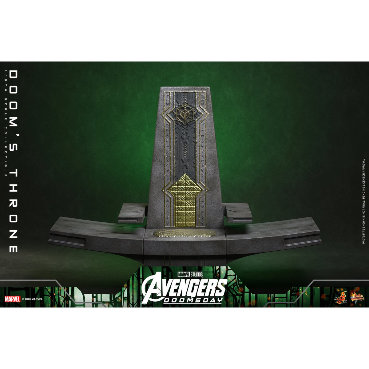 Hot Toys - Doom's Throne MMS, 1/6 Scale - Avengers: Doomsday