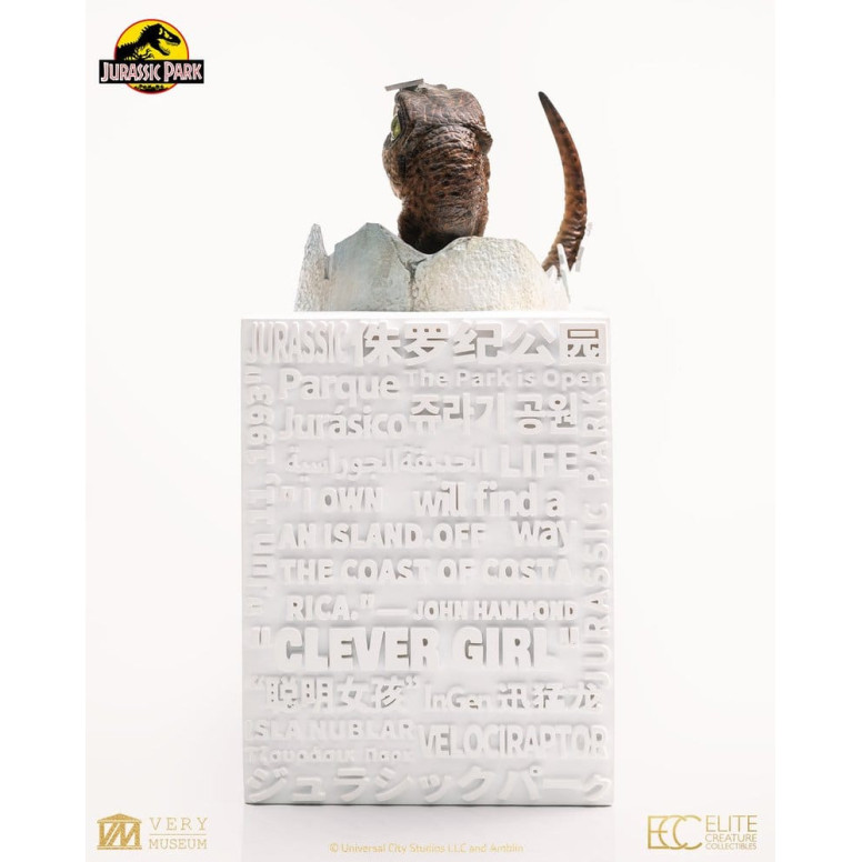 Toynami ECC Elite Creature Collectibles - Velociraptor Hatching Egg 1/1 - Jurassic Park