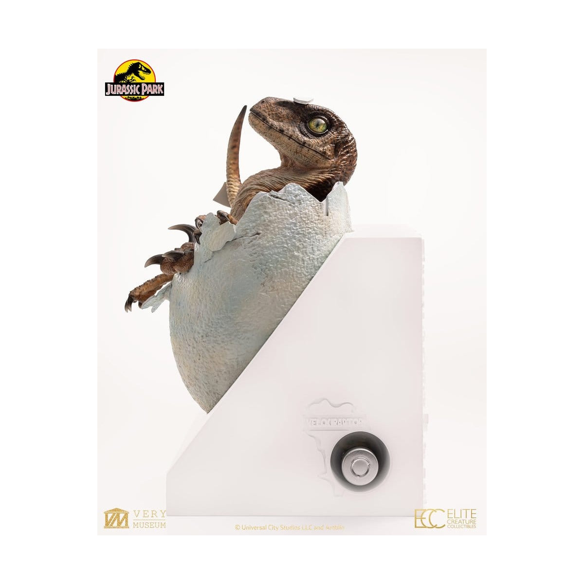 Toynami ECC Elite Creature Collectibles - Velociraptor Hatching Egg 1/1 - Jurassic Park
