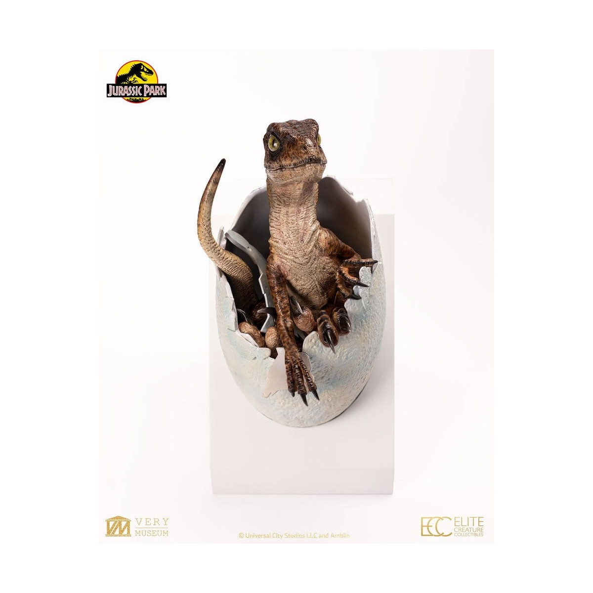 Toynami ECC Elite Creature Collectibles - Velociraptor Hatching Egg 1/1 - Jurassic Park