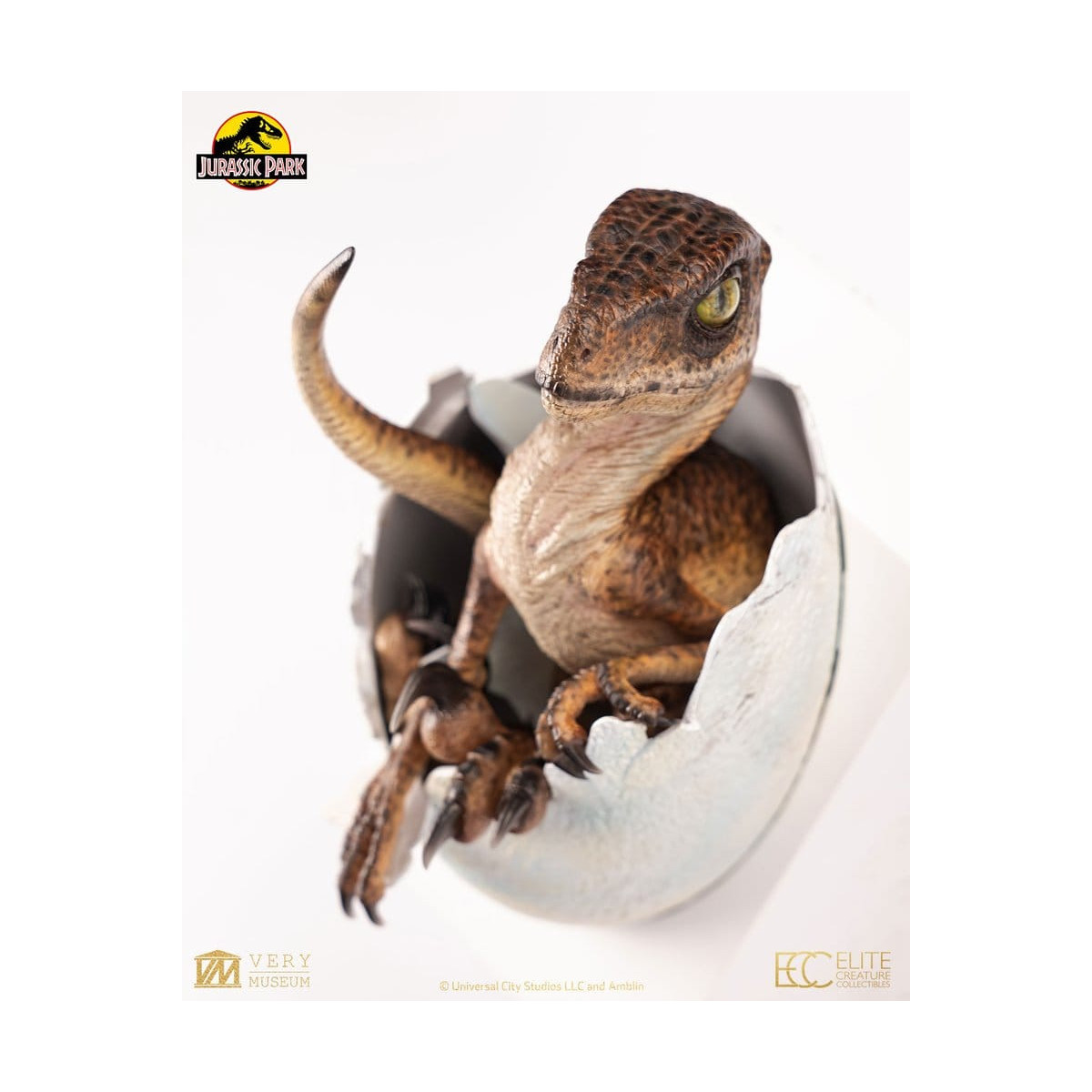 Toynami ECC Elite Creature Collectibles - Velociraptor Hatching Egg 1/1 - Jurassic Park