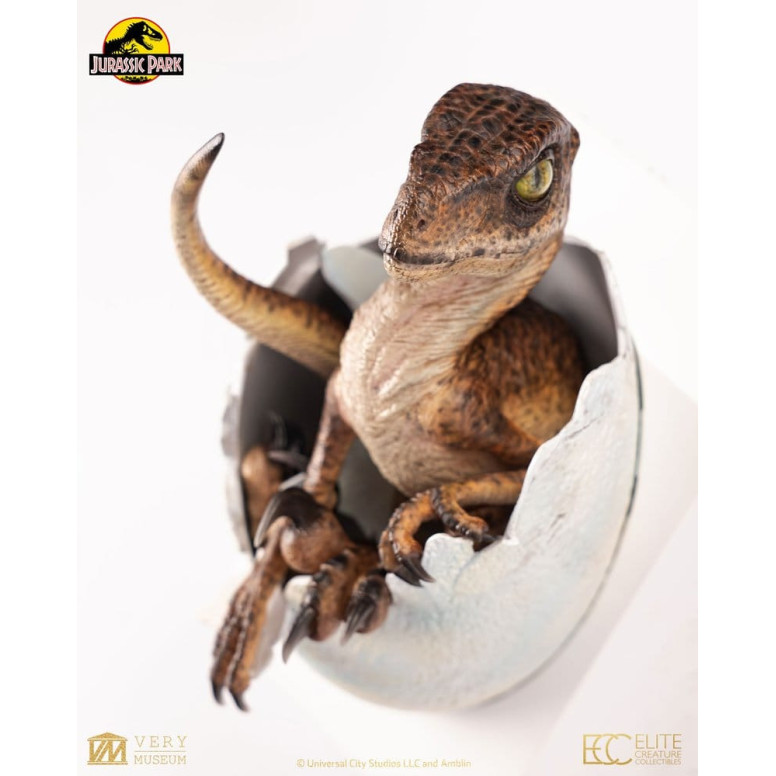 Toynami ECC Elite Creature Collectibles - Velociraptor Hatching Egg 1/1 - Jurassic Park