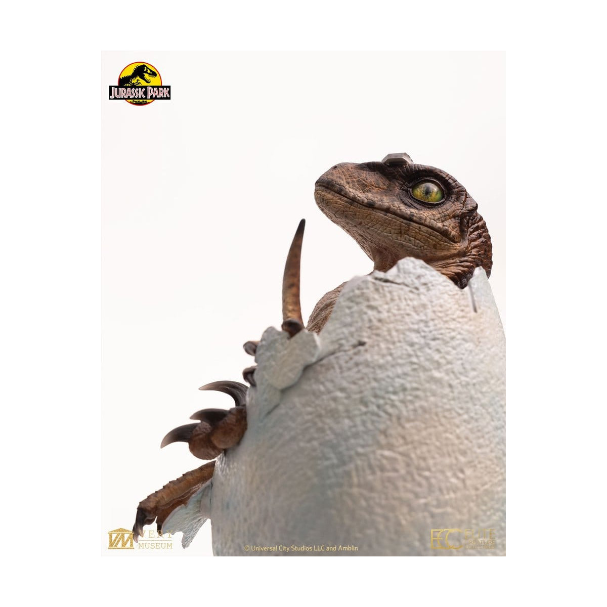 Toynami ECC Elite Creature Collectibles - Velociraptor Hatching Egg 1/1 - Jurassic Park