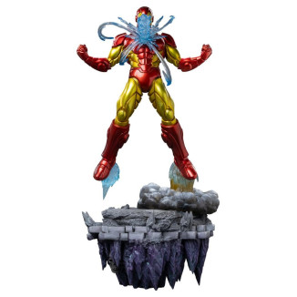 Iron Studios Marvel - Iron Man Deluxe Art Scale 1/10 - Infinity Gauntlet Diorama