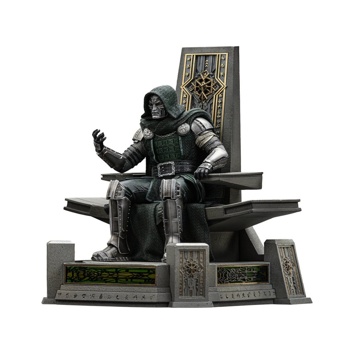 Iron Studios Marvel - Doctor Doom on Throne Art, 1/10 Scale - Avengers: Doomsday