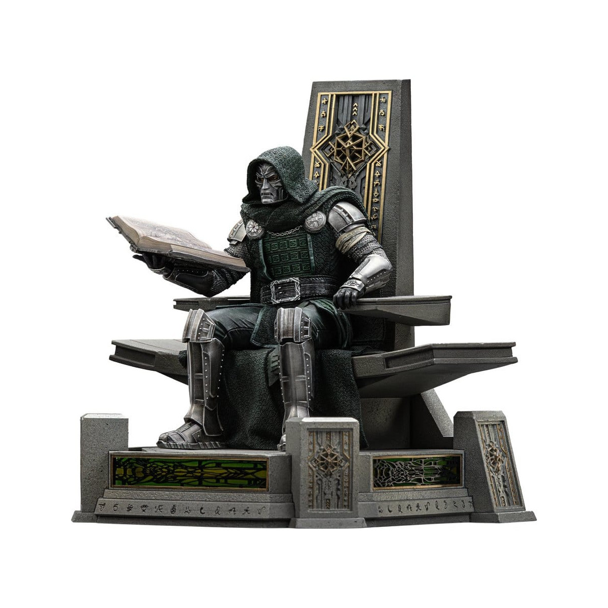 Iron Studios Marvel - Doctor Doom on Throne Art, 1/10 Scale - Avengers: Doomsday