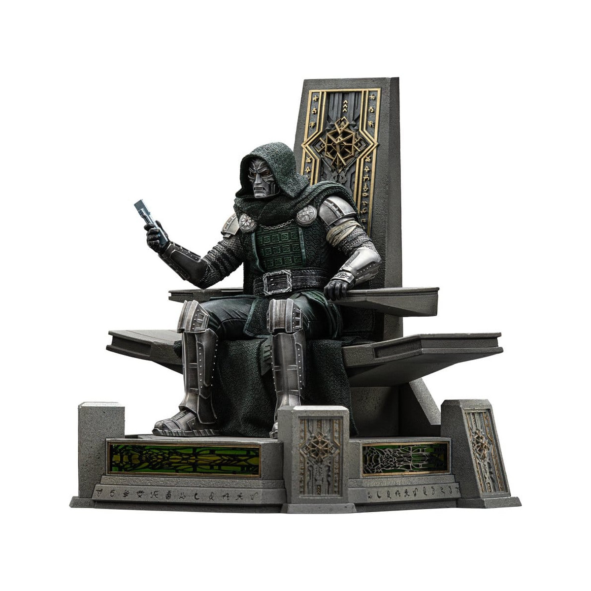 Iron Studios Marvel - Doctor Doom on Throne Art, 1/10 Scale - Avengers: Doomsday