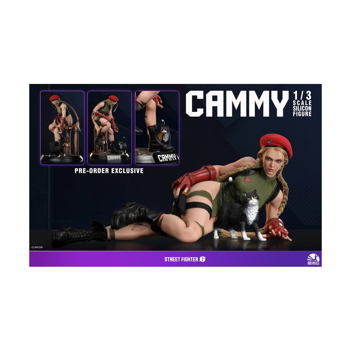 Infinity Studio - Street Fighter 6 - Full Silicone Action Figure CAMMY 1/3