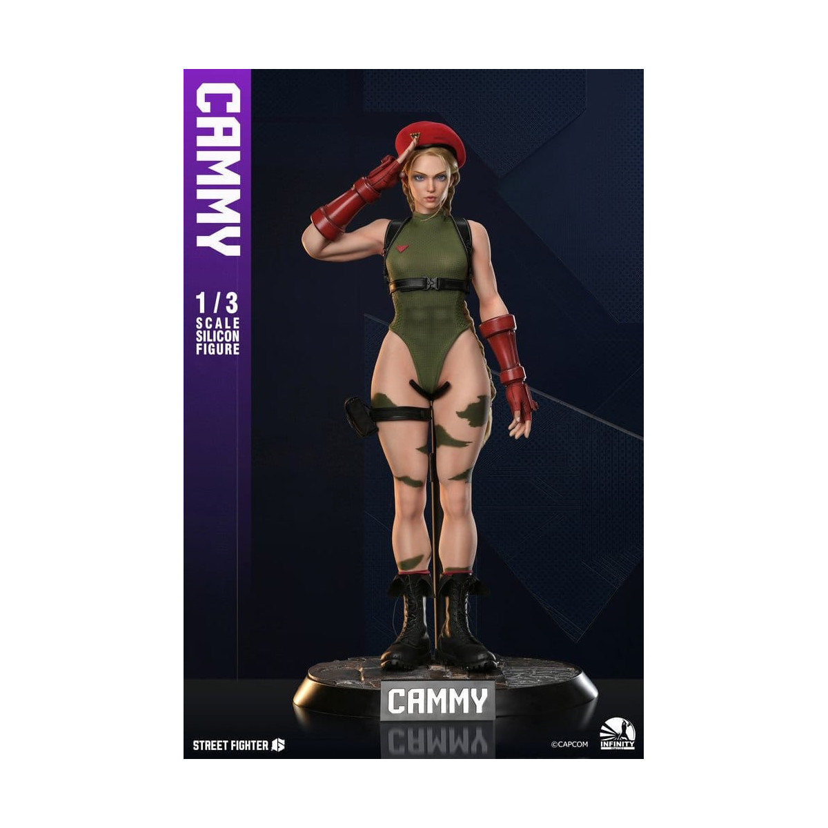 Infinity Studio - Street Fighter 6 - Full Silicone Action Figure CAMMY 1/3